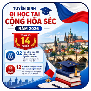 Tuyển sinh đi học tại Cộng hòa Séc năm 2026