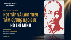 Chi bộ Văn phòng Sở Nội vụ tổ chức sinh hoạt chuyên đề nêu cao tinh thần trách nhiệm, phong cách gương mẫu, nói đi đôi với làm.