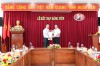 Chi bộ Văn phòng Sở Nội vụ tổ chức Lễ kết nạp đảng viên mới.