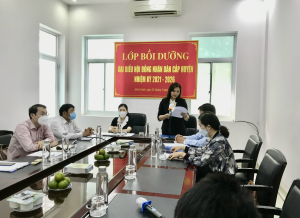 Đồng chí Bùi Hoàng Linh phát biểu khai mạc Hội nghị