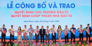Hội nghị Xúc tiến đầu tư vào thị xã Hoài Nhơn năm 2022.