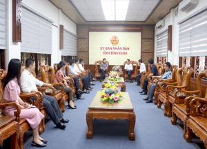 ĐOÀN CÔNG TÁC THÀNH PHỐ HẢI PHÒNG TRAO ĐỔI KINH NGHIỆM CÔNG TÁC CẢI CÁCH HÀNH CHÍNH TẠI TỈNH BÌNH ĐỊNH.