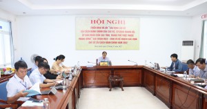 Quang cảnh tại điểm cầu tỉnh Bình Định