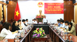 Toàn cảnh Hội nghị Tổng kết Khối thi đua Tham mưu - Tổng hợp