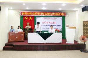 Hội nghị công chức, người lao động Khối Văn phòng Sở năm 2023.