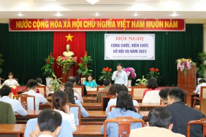 Hội nghị công chức, viên chức, người lao động Sở Nội vụ năm 2023.