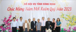 Gặp mặt cán bộ hưu trí nhân đón Xuân Quý Mão 2023