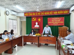Ban Thi đua – Khen thưởng tổ chức Hội nghị công chức, người lao động năm 2023.