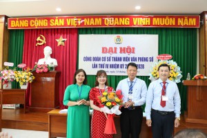 Đại hội Công đoàn cơ sở thành viên Văn phòng Sở Nội vụ lần thứ IV, nhiệm kỳ 2023-2028.