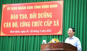 Đồng chí Phạm Anh Tuấn, Chủ tịch Ủy ban nhân dân tỉnh Bình Định