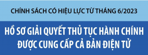 Chính sách có hiệu lực từ tháng 6/2023