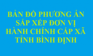 BẢN ĐỒ PHƯƠNG ÁN SẮP XẾP ĐƠN VỊ HÀNH CHÍNH CẤP XÃ TỈNH BÌNH ĐỊNH