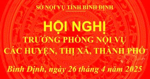 Hội nghị Trưởng phòng Phòng Nội vụ các huyện, thị xã, thành phố
