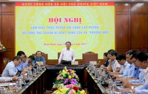 Chủ tịch UBND tỉnh Phạm Anh Tuấn chỉ đạo tại Hội nghị.