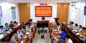 Điểm cầu tại Sở Nội vụ