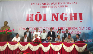 Khối thi đua số 10 tổ chức Hội nghị tổng kết năm 2025