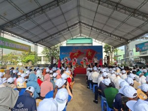 Quang cảnh Lễ phát động Tháng hành động về ATVSĐ năm 2026