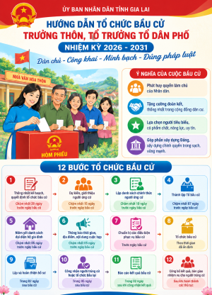 Kế hoạch tổ chức bầu cử Trưởng thôn, Tổ trưởng tổ dân phố nhiệm kỳ 2026 - 2031.