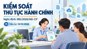 Nghị định mới về kiểm soát thủ tục hành chính