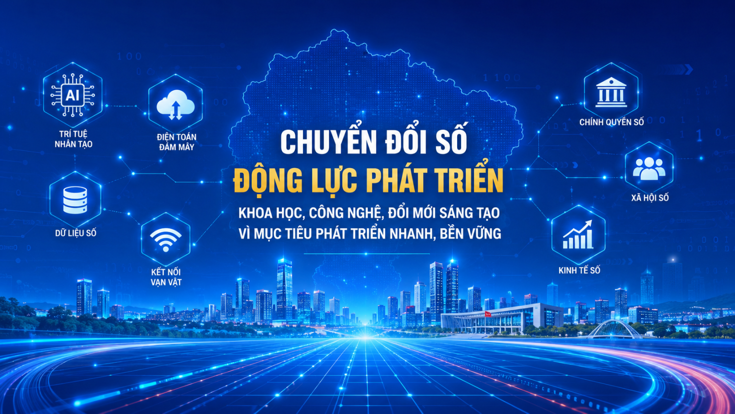ĐẨY MẠNH CHUYỂN ĐỔI SỐ, TẠO ĐỘNG LỰC PHÁT TRIỂN NHANH, BỀN VỮNG TỈNH GIA LAI