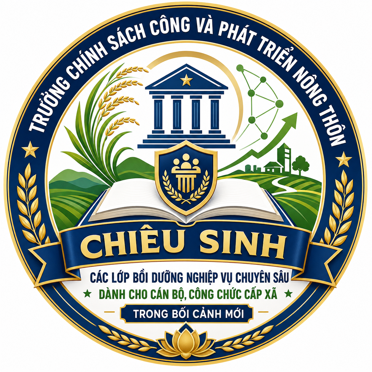 Chiêu sinh các lớp bồi dưỡng nghiệp vụ chuyên sâu dành cho cán bộ, công chức cấp xã trong bối cảnh mới.