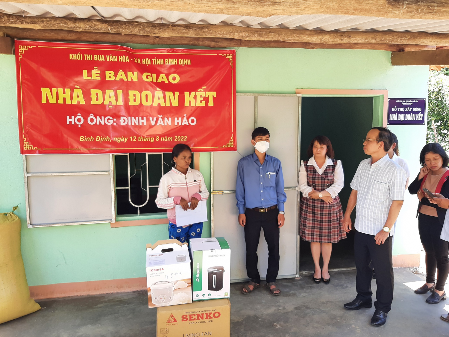 Hộ gia đình ông Đinh Văn Hảo, Làng T5, xã Bok Tới, huyện Hoài Ân, tỉnh Bình Định