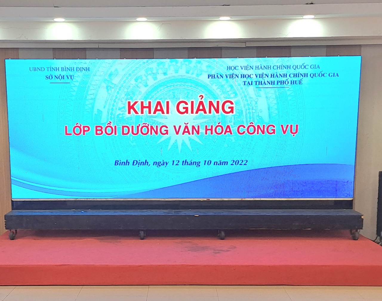 Khai giảng lớp Bồi dưỡng văn hóa công vụ.