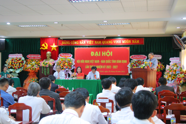 Đồng chí Mai Thanh Thắng phát biểu tại Đại hội