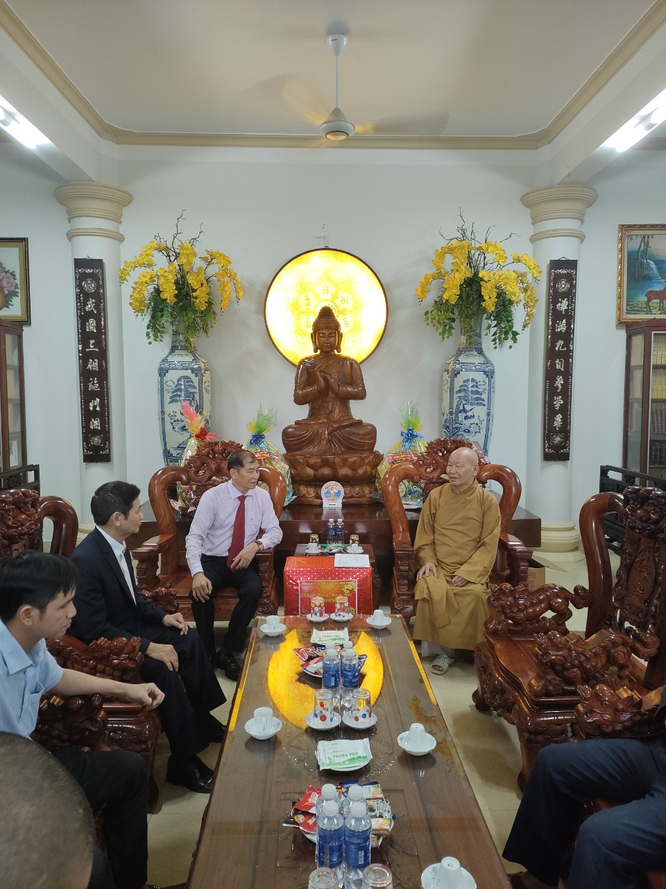 Sở Nội vụ thăm, chúc Tết các tổ chức tôn giáo