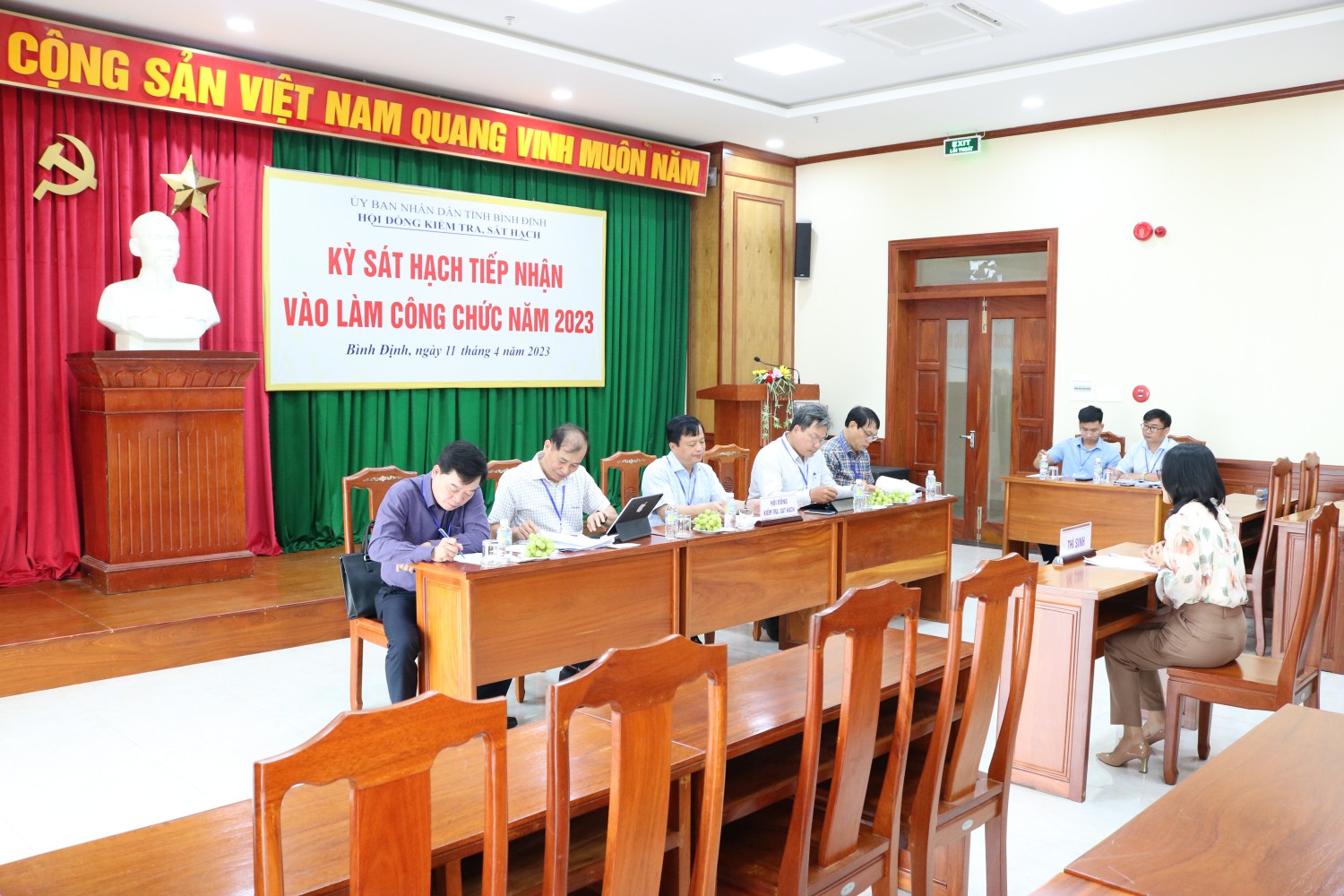 Tổ chức kiểm tra, sát hạch tiếp nhận vào làm công chức năm 2023.