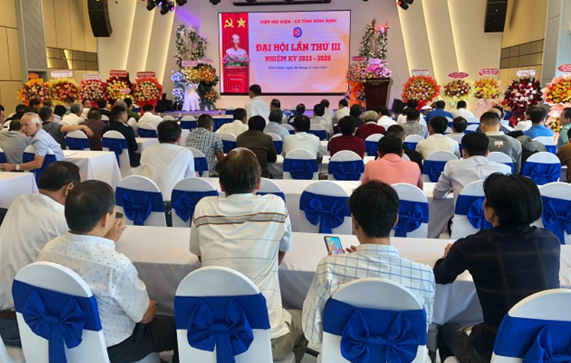 Quang cảnh Đại hội Hiệp hội Điện - Cơ Bình Định, nhiệm kỳ 2023 - 2028