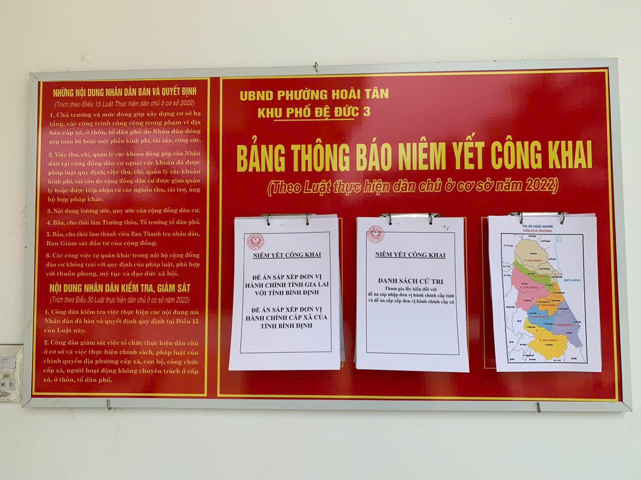 Hơn 64,49% cử tri đã tham gia ý kiến