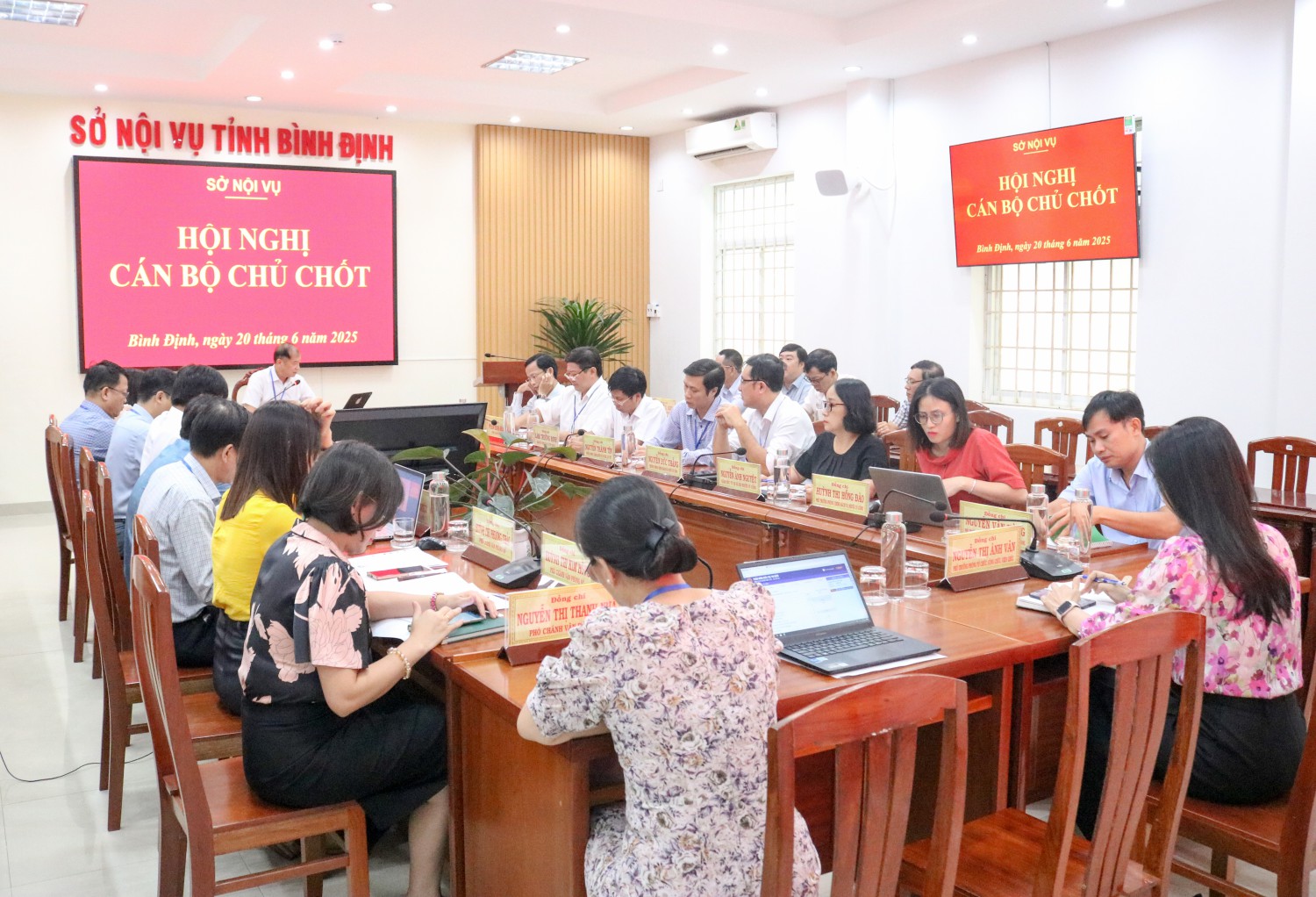 Hội nghị cán bộ chủ chốt Sở Nội vụ.