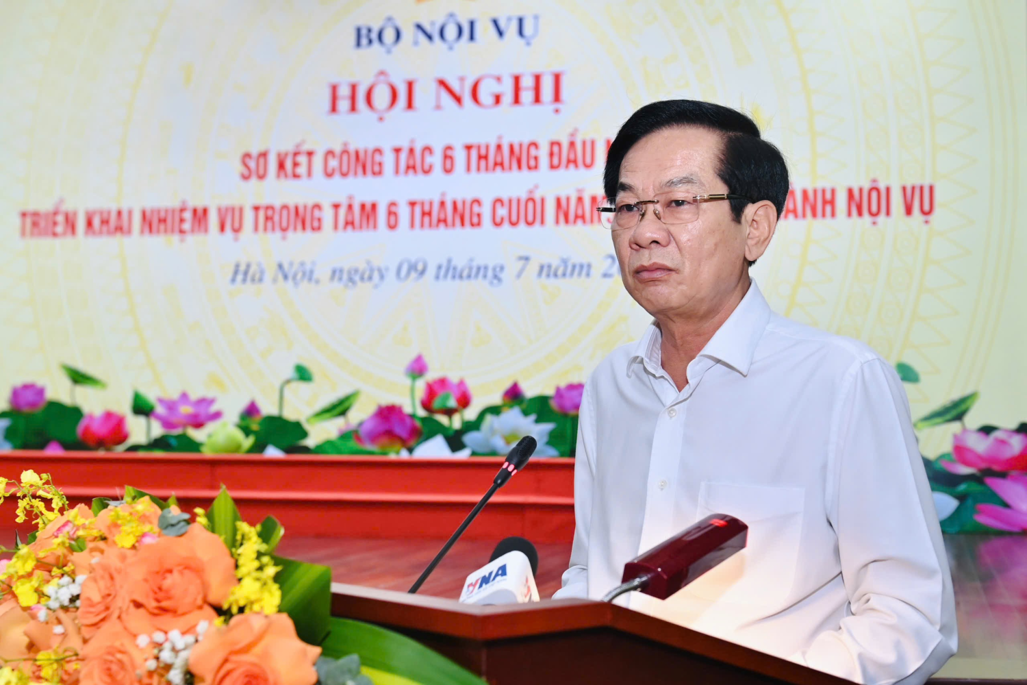 Bộ trưởng Bộ Nội vụ phát biểu khai mạc và chỉ đạo Hội nghị