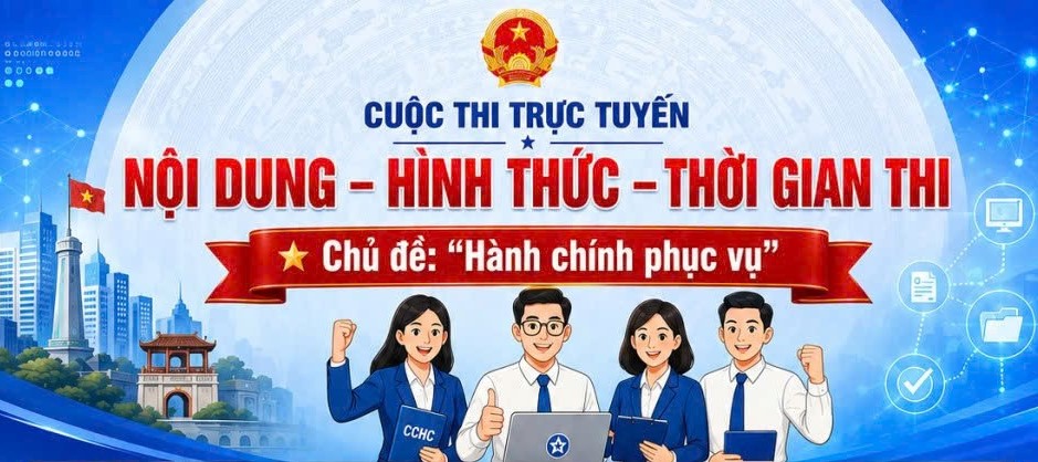 Sở Nội vụ tích cực hưởng ứng Cuộc thi trực tuyến tìm hiểu cải cách hành chính năm 2026.