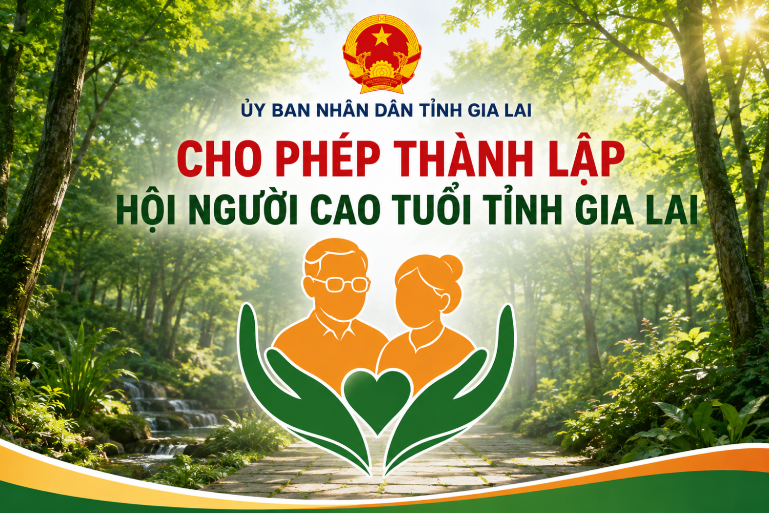 Cho phép thành lập Hội Người cao tuổi tỉnh Gia Lai